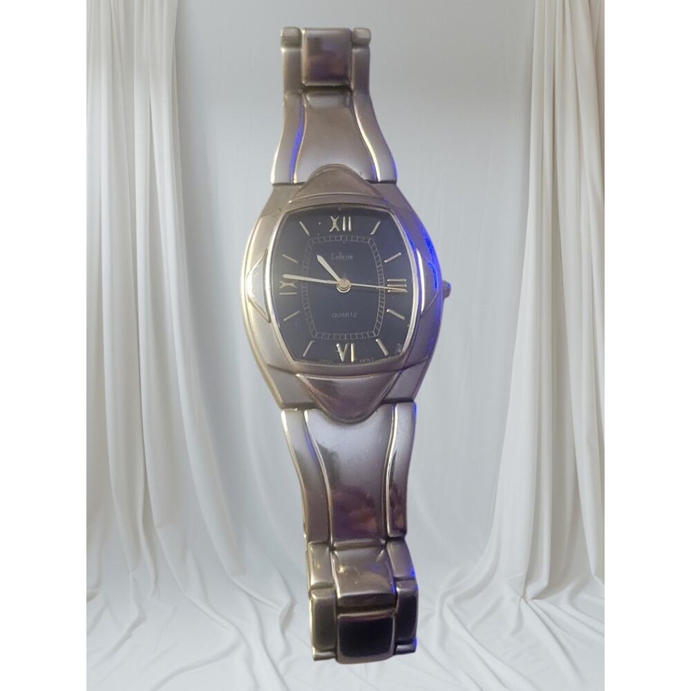Collezio Ladies Watch Elegant Dressy Silver‎ Band New Battery Stainless Steel